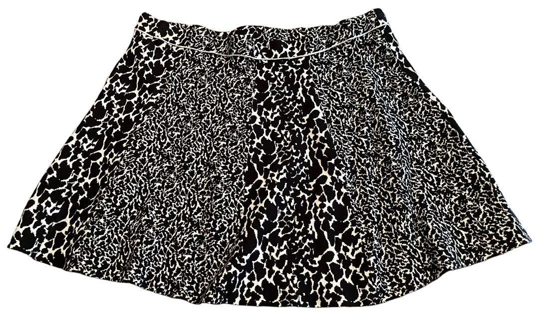 26/28 Lane Bryant Animal Print Knit Sweater Skirt Pull On Plus Size