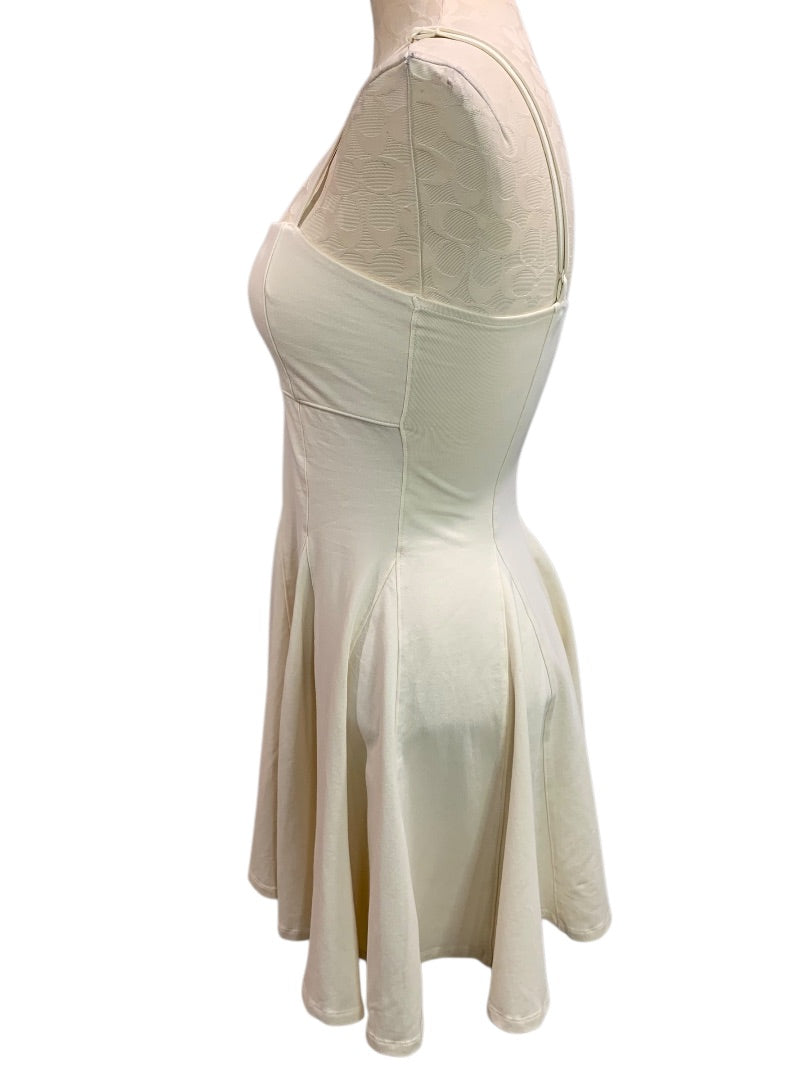 Small American Eagle Knit Pullover Sundress Ivory Spaghetti Strap