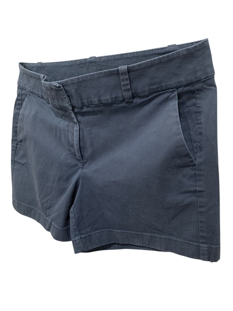 Size 8 Ann Taylor Womens City Short Chino Style Navy Blue 4.5" Inseam
