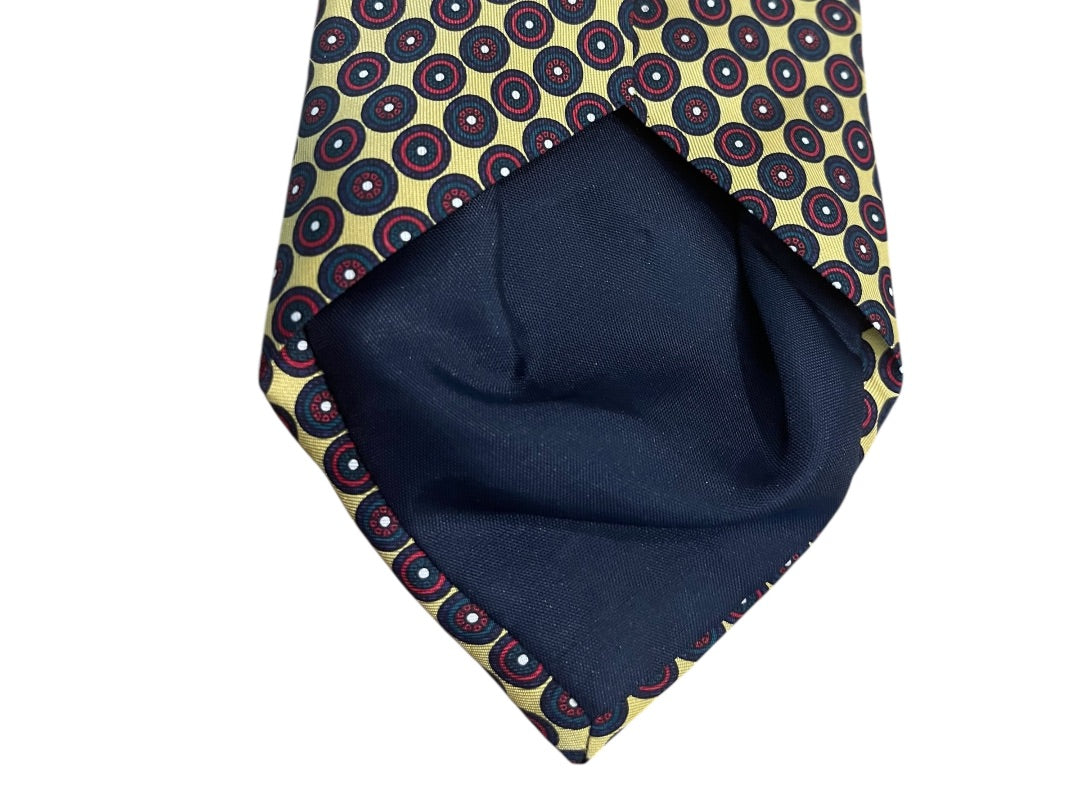 100% Silk Fabris Venezia Made in Italy Mens Tie 58 Inch