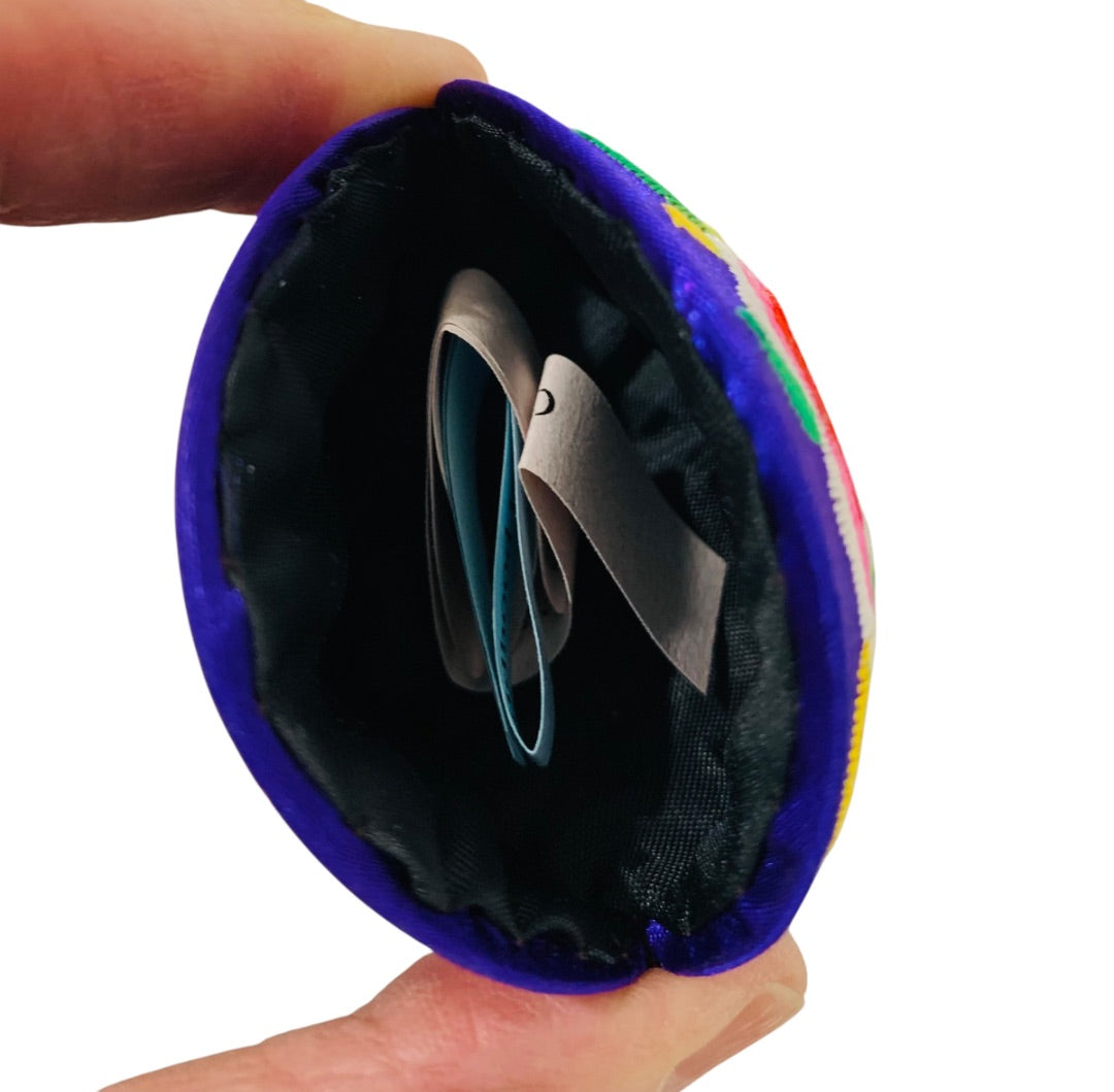 Pretty Fortune Jewelry Trinket Box Squeezable Embroidered Satin Set of 2