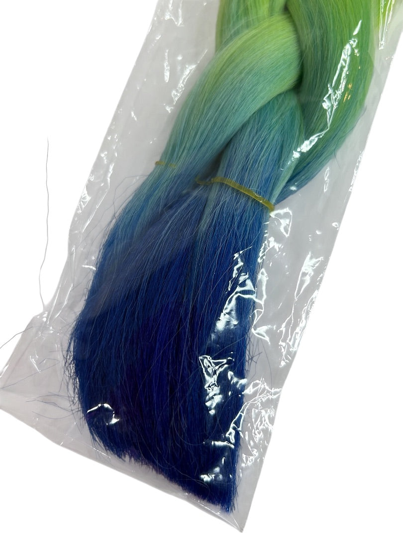 Claires New Rainbow Ombre Braid 19 Inch Synthetic Hair