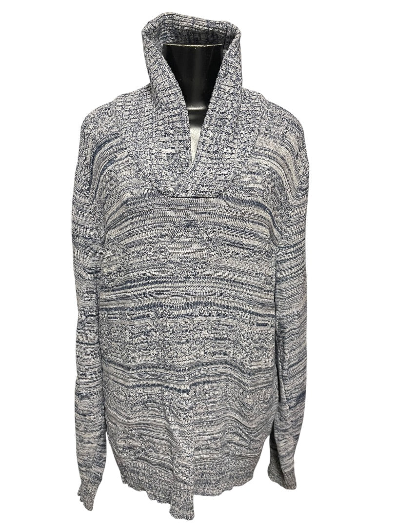 XXL American Rag Cie Womens Long Sleeve Sweater Marled Blue Pullover