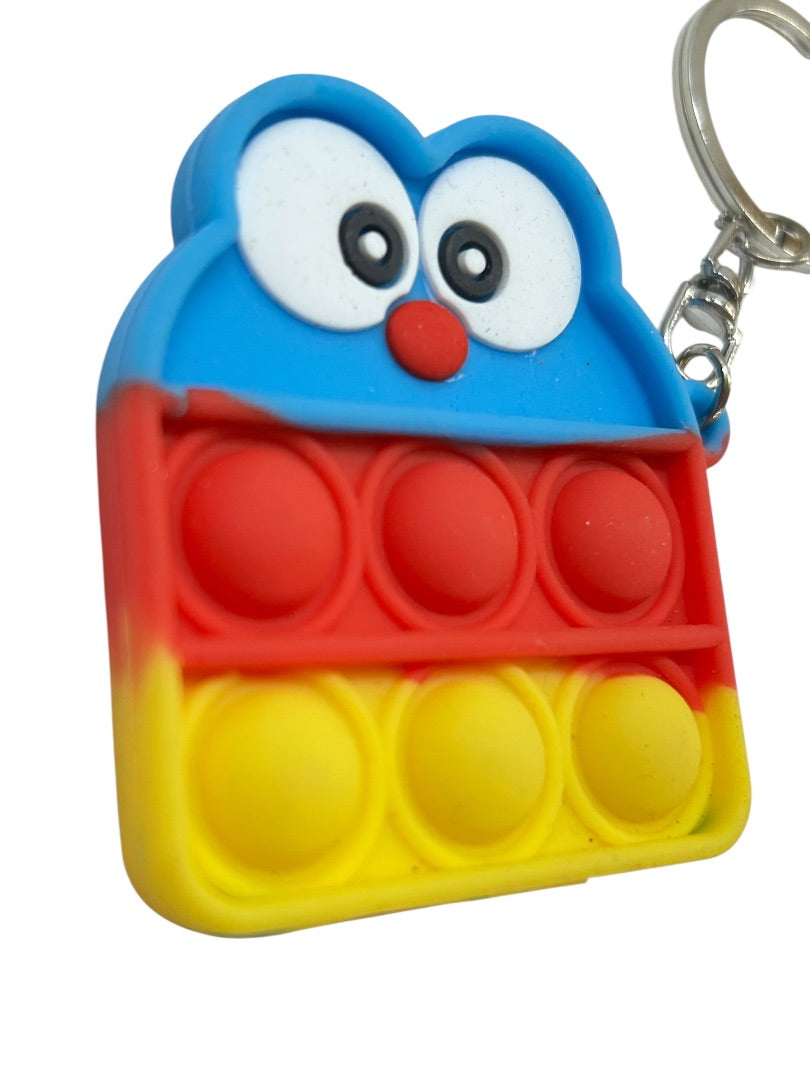 PopToy Fidgety Silicone Animation Keyring Key Chain