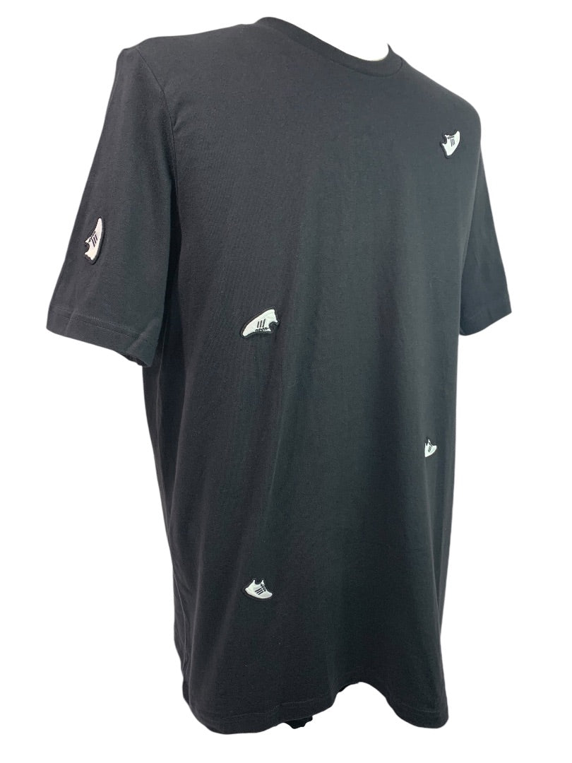 Large Adidas Mens New Undeniable Black Tshirt IL5384