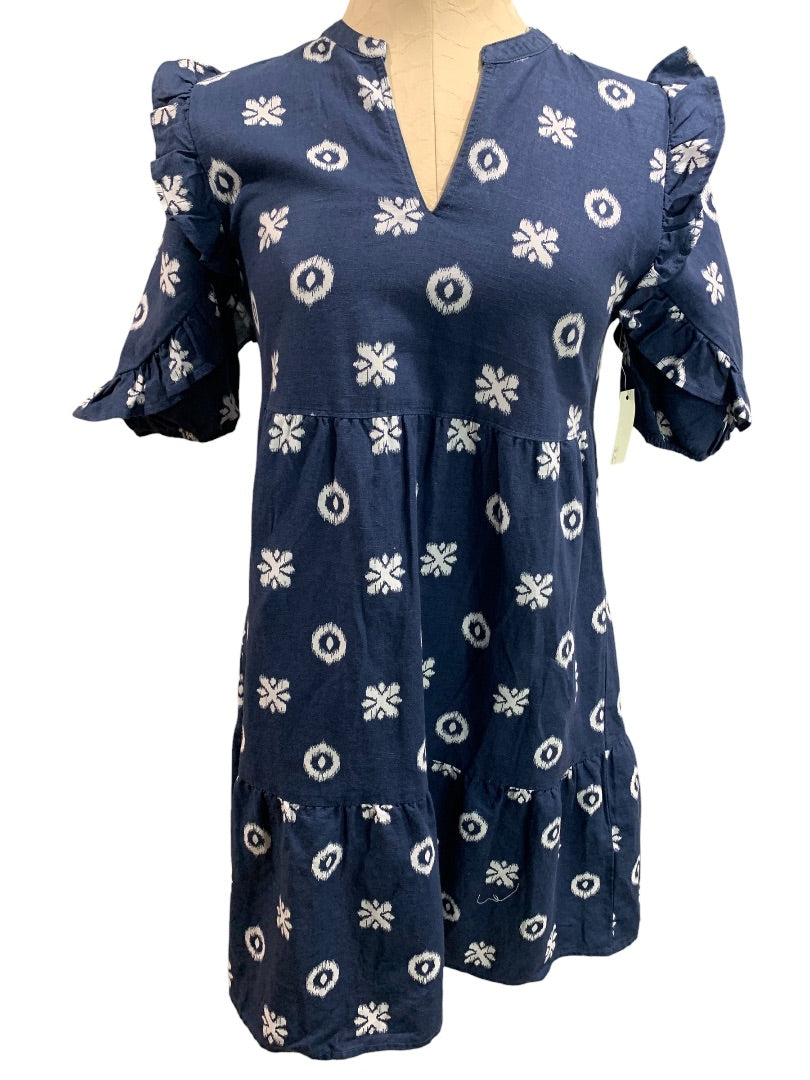 XS Goodthreads New Dress Linen Cotton Lightweight A-Line