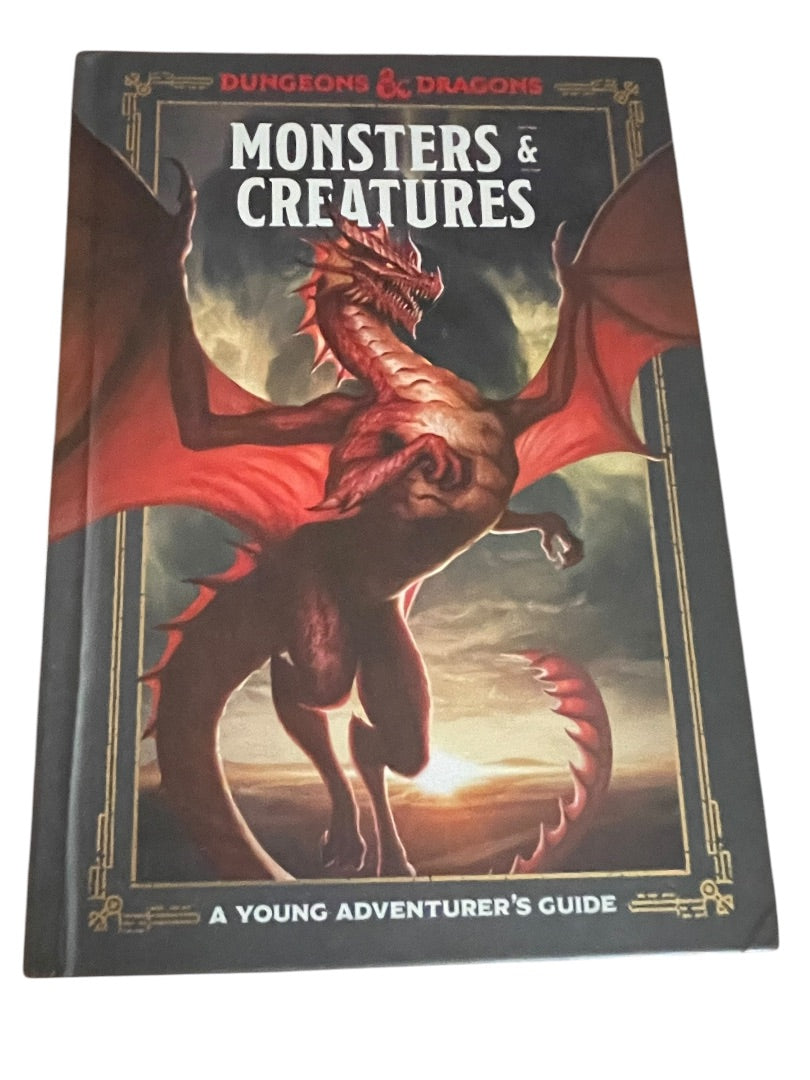 Set of 4 Dungeonos & Dragons Hardcover Books A Young Adventurer's Guide