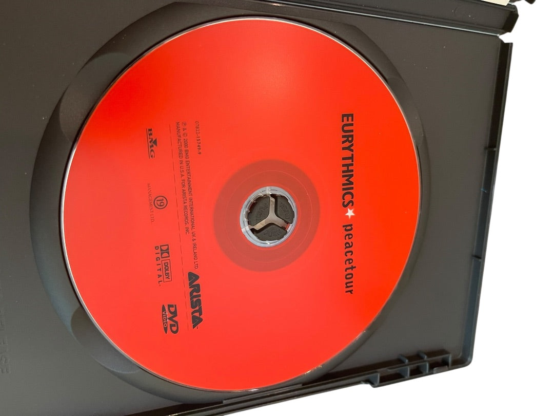 Eurythmics Peacetour 2000 Live Concert DVD New Wave Pop Music Annie Lennox 80s