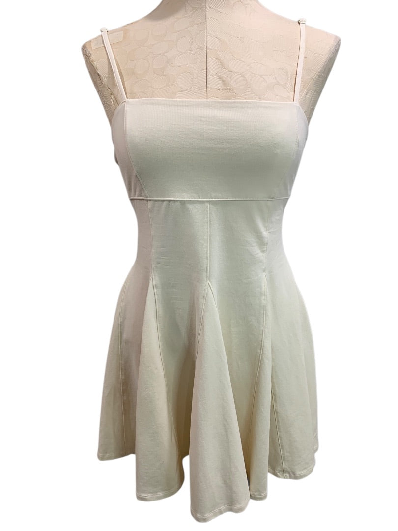 Small American Eagle Knit Pullover Sundress Ivory Spaghetti Strap
