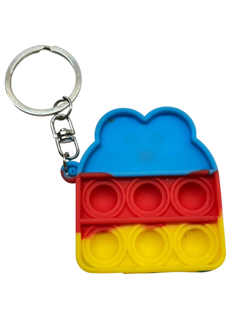 PopToy Fidgety Silicone Animation Keyring Key Chain