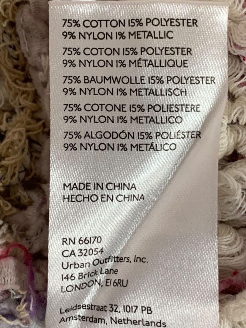 Medium Pilcro Anthropologie Womens Crop Crochet Hoodie Shirt