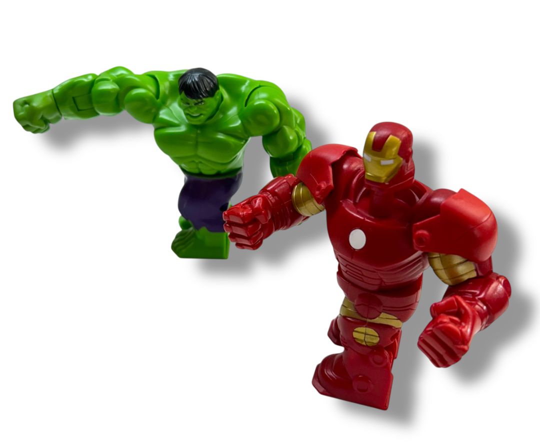 2013 Hasbro Marvel Battle Masters Hulk Iron Man 4.5” Battle Control