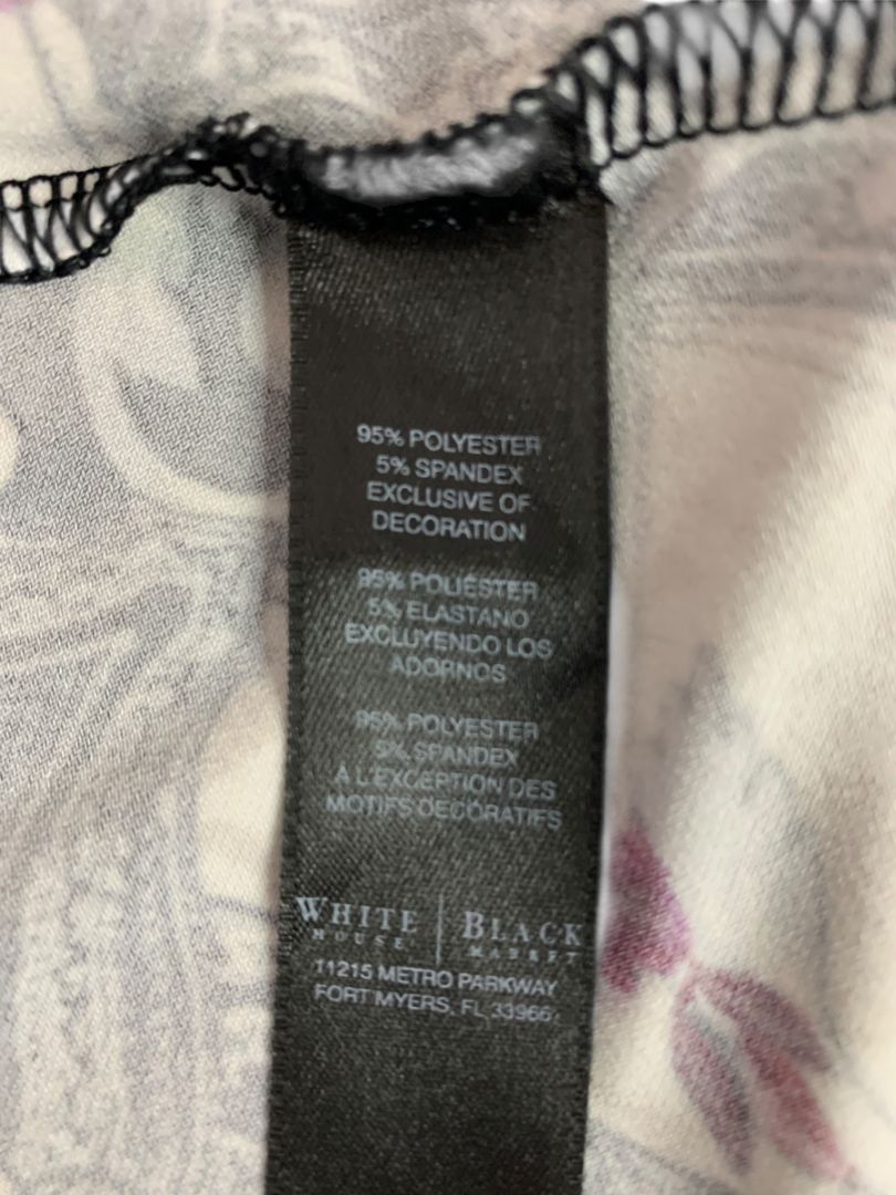 Medium White House Black Market WHBM Womens Tank Blouse Ruffle