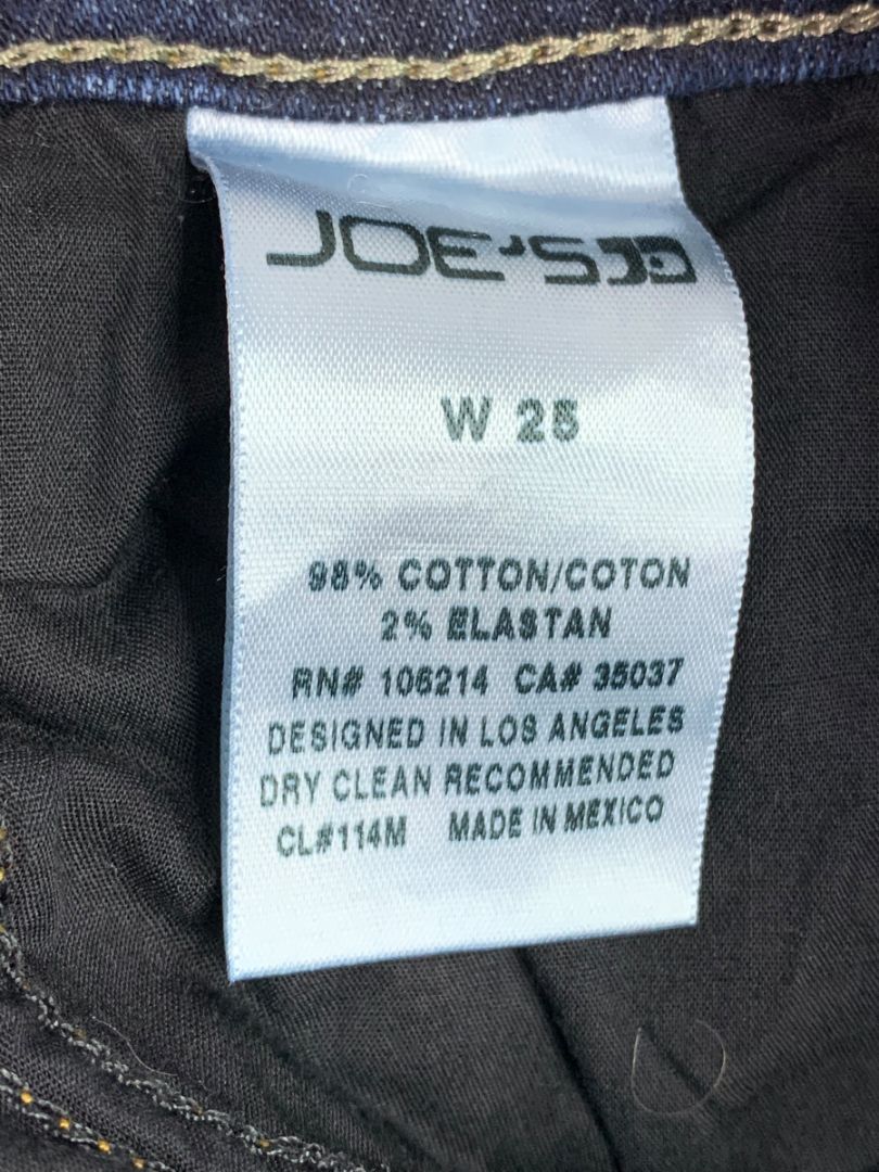 Size 25 Joe's Jeans Womens Bridget Straight Leg Stretch Jeans