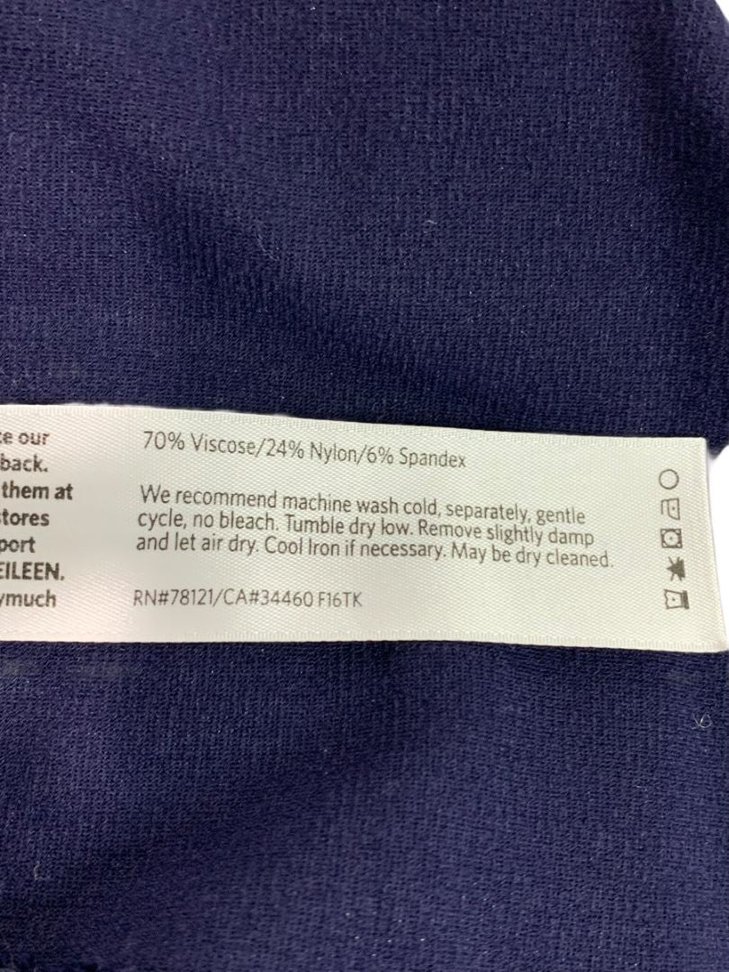 Size Small Eileen Fisher Womens Navy Blue Legging Stretch Pants