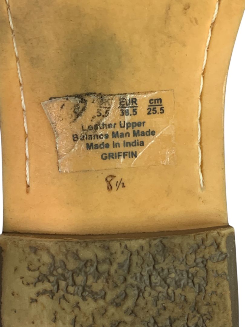 Size 8M Sam Edelman Womens Griffin Black Leather Slide Sandals