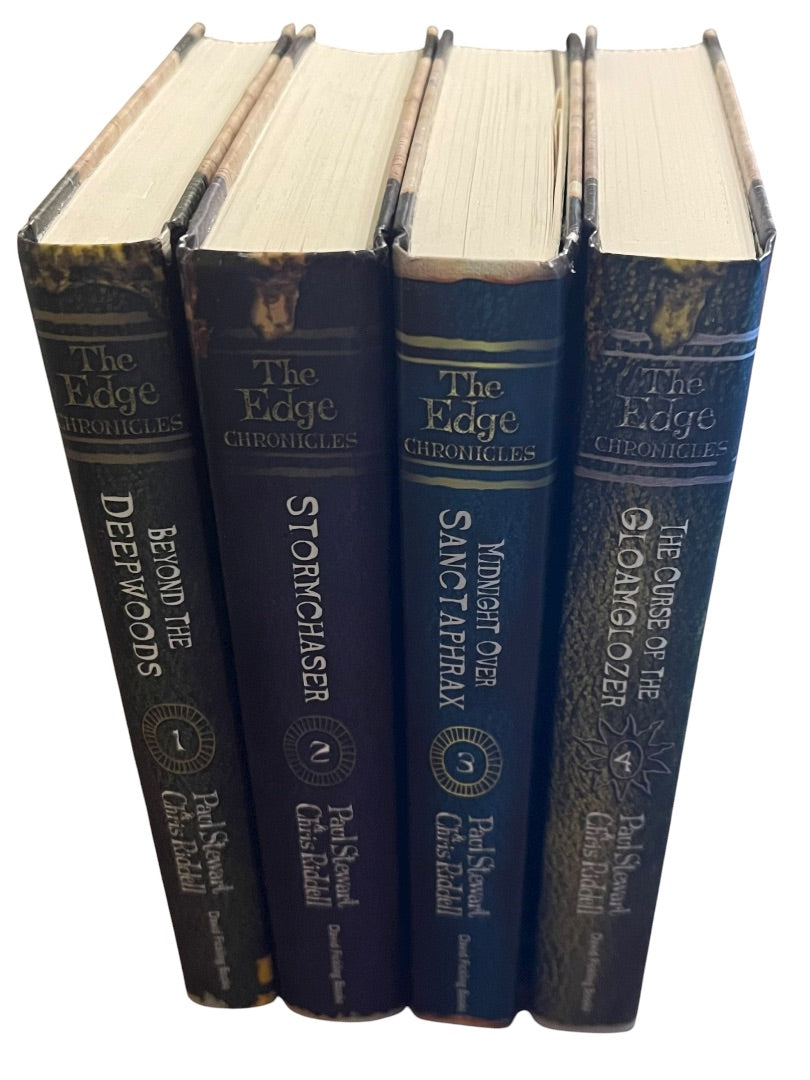 Set of 4 The Edge Chronicles Paul Stewart & Chris Riddell #1-4 Hardcover Books