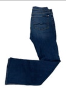 7 SEVEN FOR ALL MANKIND JEANS Original Bootcut Dark Flare Stretch Great Cond