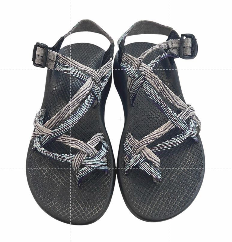 7M Chaco ZX2 Women’s Vibram Sole Blue Adjustable Straps Sandals Hiking Active