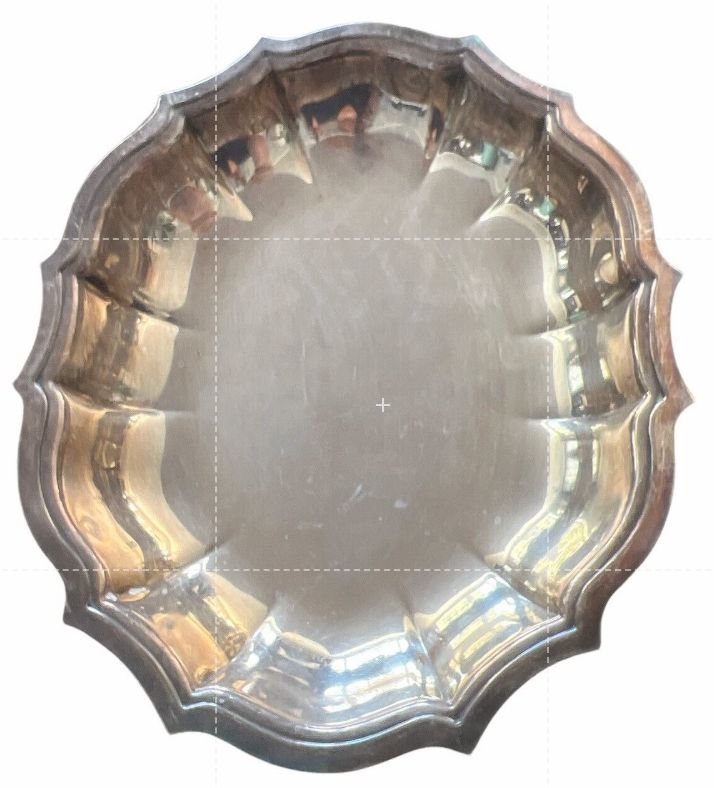 Vintage Chippendale International Silver Company Plated Oval Serving Bowl