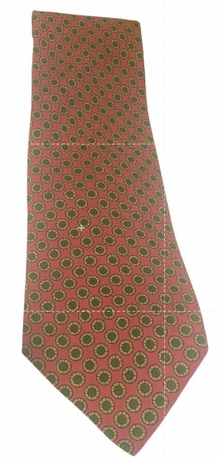Ira Trivers USA Tie Red Dot Modernist Necktie 56” Long 4.5” Wide Vintage