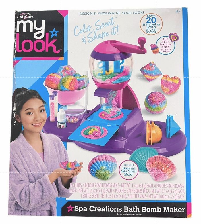 Cra-Z-Art My Look Spa Creations Bath Bomb Maker Design Studio New Family Fun