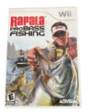 Rapala Pro Bass Fishing Nintendo Wii Game Tested Works