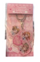 Love Live Acrylic Pink Heart Keychain New Anime Honoka Kanata