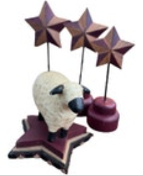Harvest Scents & Traders Sheep With Stars Rustic Fourth Of July Decor Farmhouse