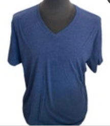 Size XL Men’s Banana Republic Dark Blue Solid Shirt V Neck T-Shirt