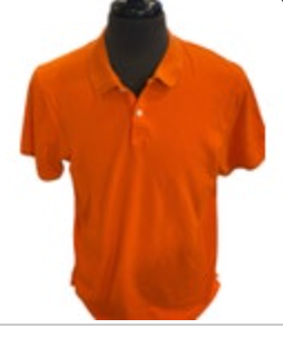 Size Medium Orange Men’s Nike Polo Shirt Short Sleeve Dri-fit