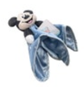 NWT Disney Baby Mickey Mouse Blanket Lovey Stuff Animal Plush Shower Gift