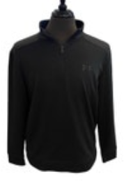 Size Medium Under Armour Men's Black 1/4 Zip Loose Fit Jacket