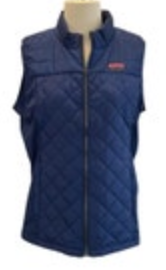 Size Medium Simply Southern Women’s Azure Navy Blue Puffer Vest Classic Preppy