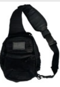 Tactical Sling Bag Chest Shoulder Pack Crossbody Pouch Removable Patch Military