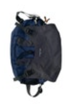 Eddie Bauer Blue Gray Over The shoulder Travel Bag Laptop Computer Bag Rain Flap