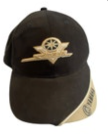 Yamaha Star Motorcycles Graphic Black Adjustable Hat One Size Embroidered