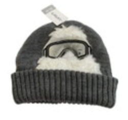 Carter's 2T-4T Beanie Hat Kids Toddler Fleece Lined Acrylic Snow Monster New