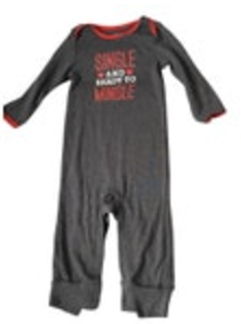 12 Months Carters One Piece Outfit Single And Ready To Mingle