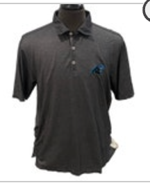 Size Large Tommy Bahama Football Polo Shirt Carolina Panthers