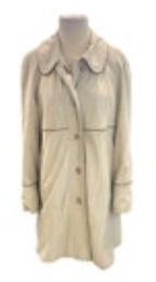 Vintage Forecaster Of Boston Coat Womens 11/12 Cream Classic Lined Pockets