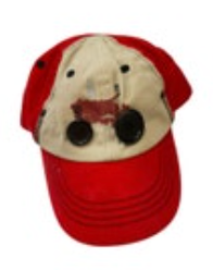 Kids International Harvester Strapback Adjustable Hat Tractor Red Black
