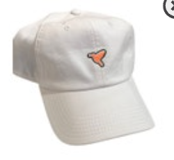Birddogs Hat Mens Golf White Baseball Cap Strap Stretch Performance Bird Logo