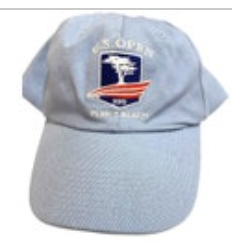 US Open Pebble Beach Hat Cap Adjustable 2019 Light Blue One Size USGA