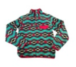 Patagonia Synchilla Snap T Fleece Pullover Wild Desert Southwest Aztec Size Sm