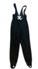 Vintage Obermeyer Women's 10 Overall Softshell Ski Bib Snow Pants Foot Stirrup