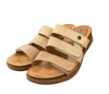 Cobb Hill CH May Slide Sandals Wedges Slip On Tan Taupe Size 10 M Shoes Coastal