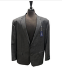 NWT Ralph Ralph Lauren for Dillards 50Reg Charcoal Windowpane Blazer Sport Coat