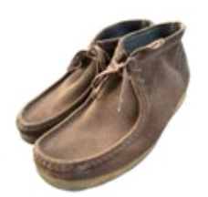Clarks Originals Wallabee Boots Dark Brown Suede 10.5 Great Condition
