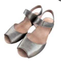 Dansko Womens Vera Sandals Size 37 6.5 7 Gold Metallic Leather Wedge Heel Shoes